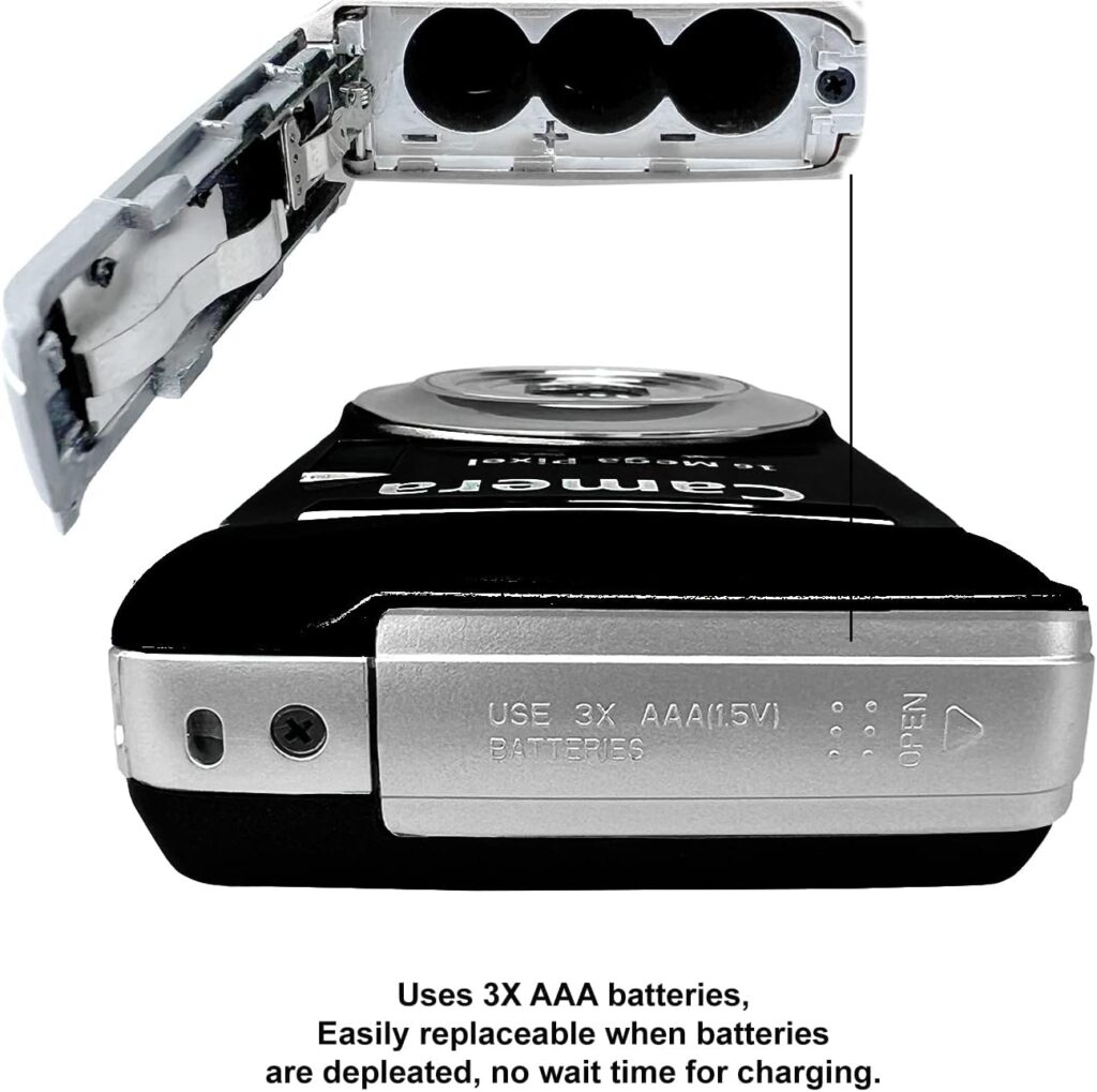 Acuvar 16MP Megapixel Compact Digital Camera and Video with 2.4 Screen and USB Cable