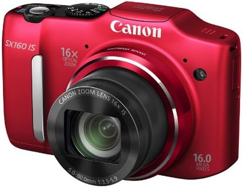 Canon PowerShot SX160 is 16.0 MP Digital Camera with 16x Wide-Angle Optical Image Stabilized Zoom with 3.0-Inch LCD (Black)