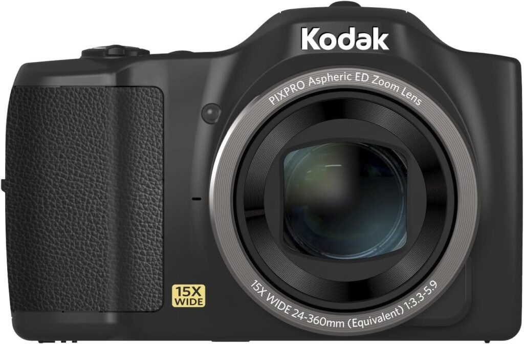 KODAK 16 Friendly Zoom Fz152 with 3 LCD, Black (FZ152-BK)