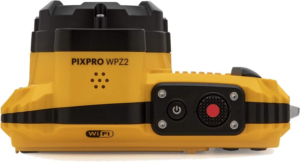 KODAK PIXPRO WPZ2 Rugged Waterproof Shockproof Dustproof WiFi Digital Camera 16MP 4X Optical Zoom 1080P Full HD Video Vlogging Camera 2.7 LCD (Yellow)