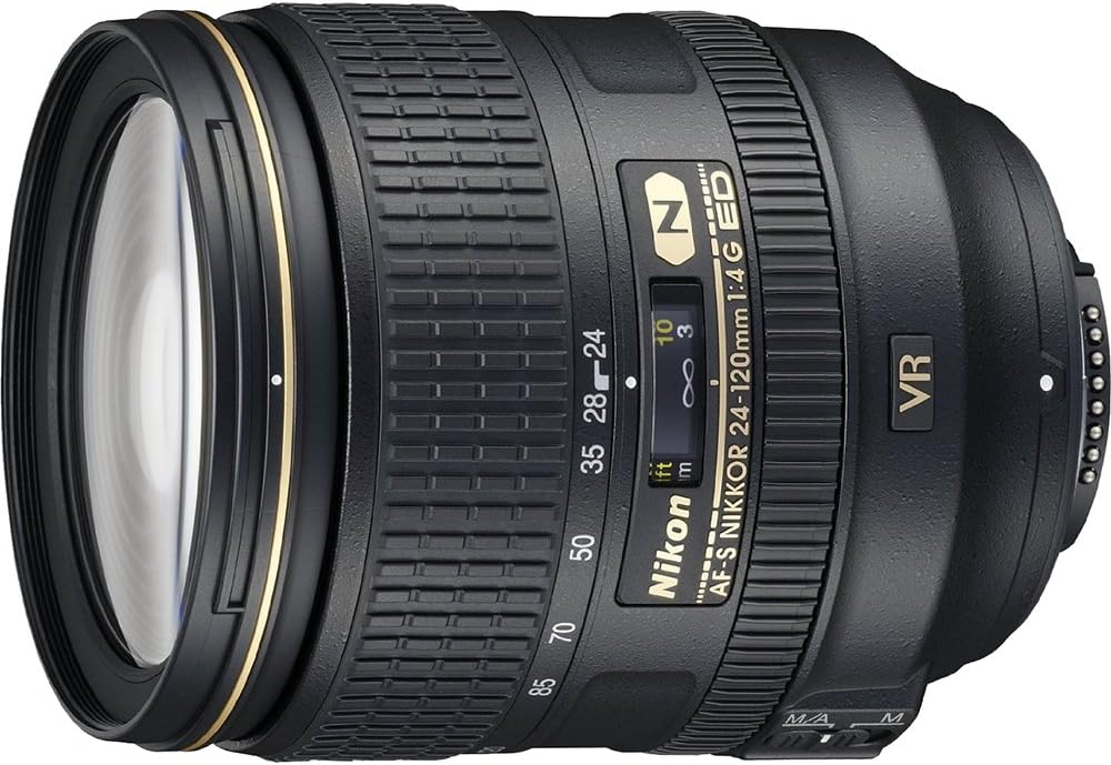 Nikon 24-120mm f/4G ED VR AF-S NIKKOR Lens for Nikon Digital SLR (Renewed)