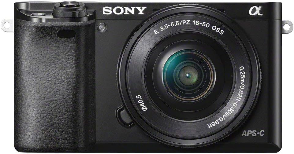 Sony Alpha a6000 Mirrorless Digital Camera 24.3MP SLR Camera with 3.0-Inch LCD (Black) w/16-50mm Power Zoom Lens