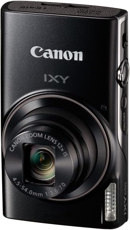 Canon Compact Digital Camera IXY 650 12x Optical Zoom IXY650 (BK) (Black)