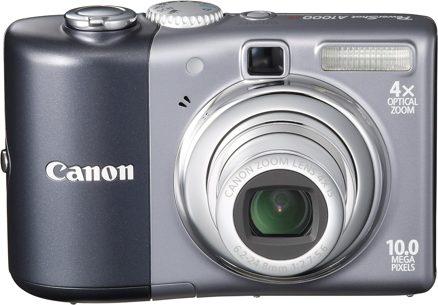 Canon Powershot A1000IS 10MP Digital Camera with 4x Optical Image Stabilized Zoom (Grey)