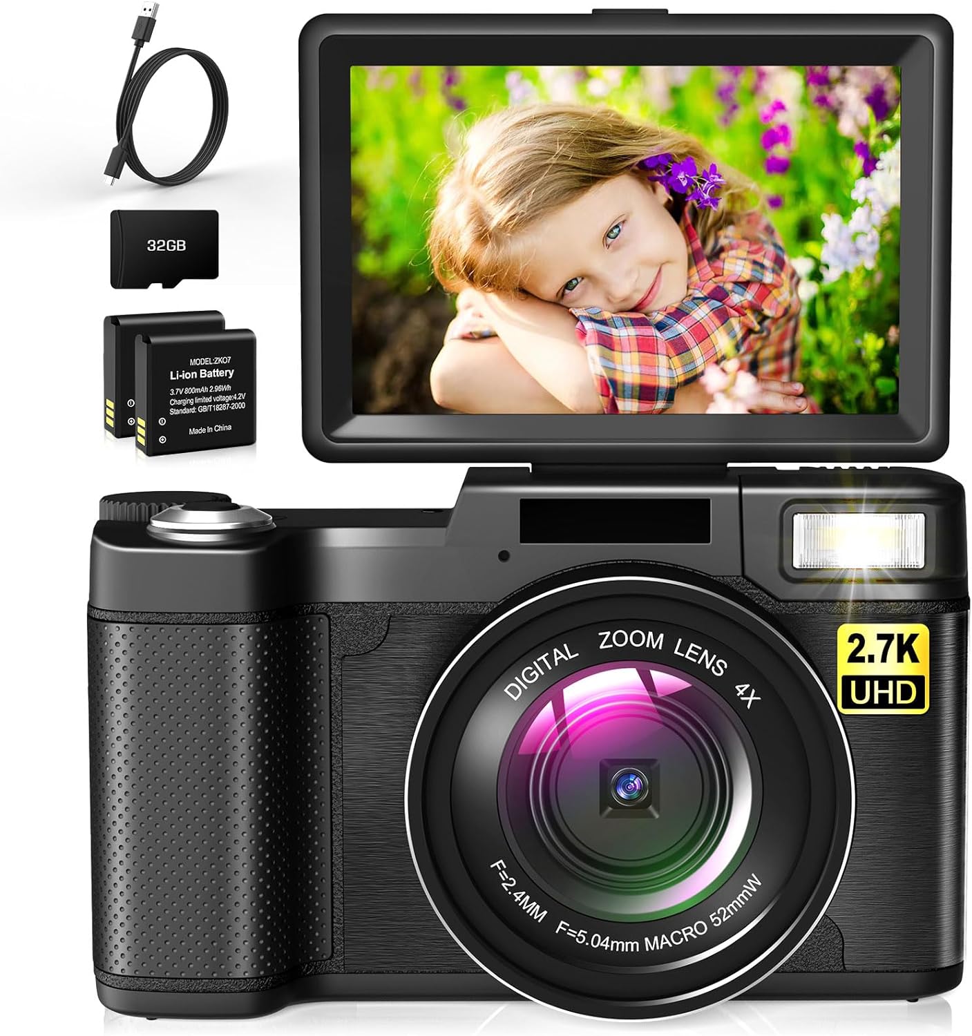 Digital Camera for Photography FHD 2.7K 30MP Review