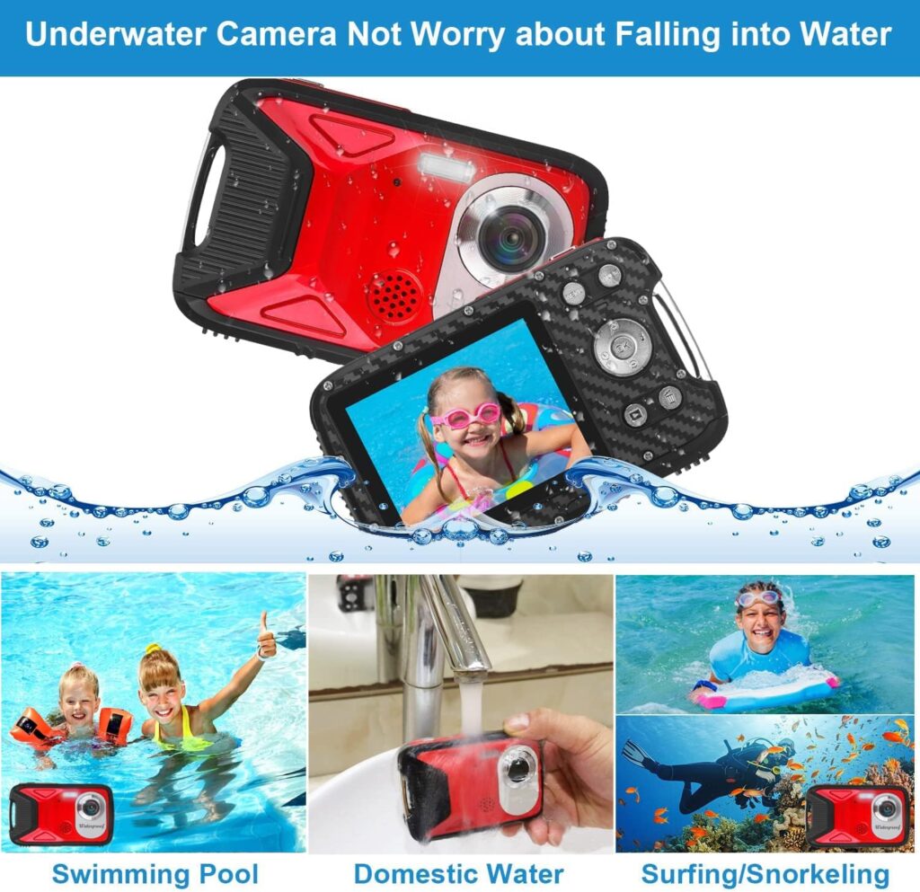 Digital Camera Full HD 4K Kids Digital Camera 64MP Compact Digital Camera with 64GB Card 18X Digital Zoom Point and Shoot Camera Portable Camera for Teens Students Boys Girls Seniors