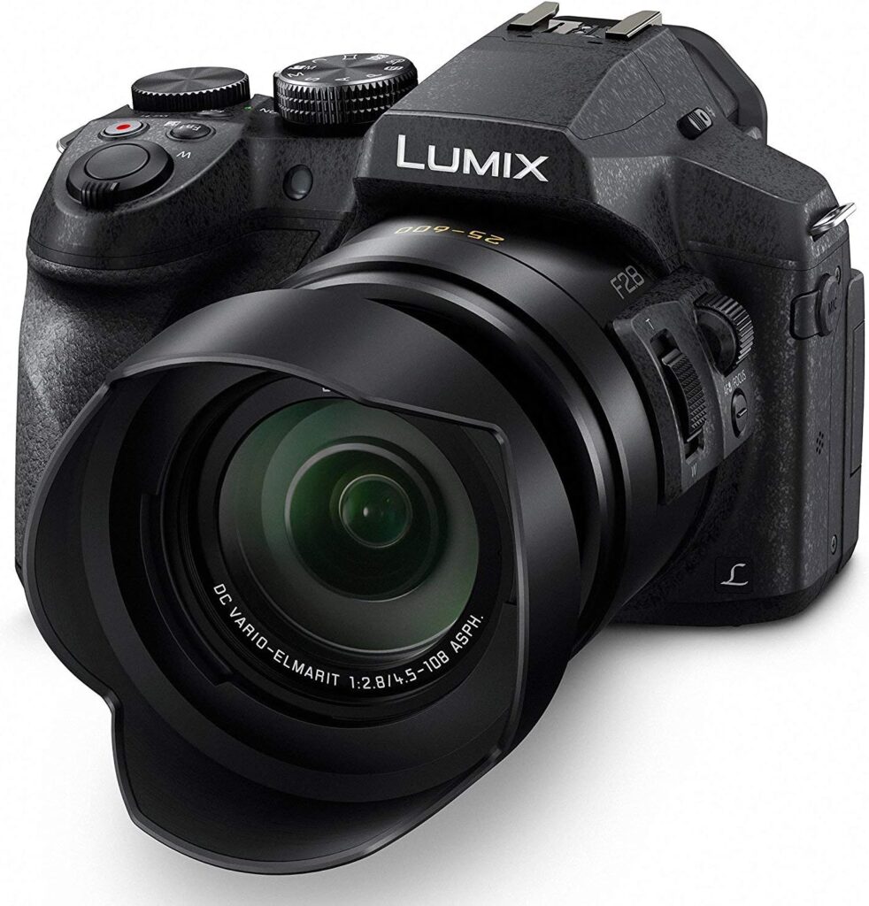 Panasonic LUMIX FZ300 Long Zoom Digital Camera Features 12.1 Megapixel, 1/2.3-Inch Sensor, 4K Video, WiFi, Splash  Dustproof Camera Body, LEICA DC 24X F2.8 Zoom Lens - DMC-FZ300K - (Black) USA